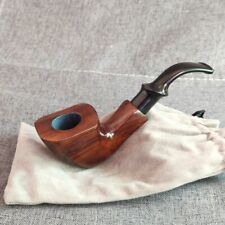 1pcs Vintage Pipe Durable Solid Classic Pipe Smoking Creative Ebony Wooden Pipe