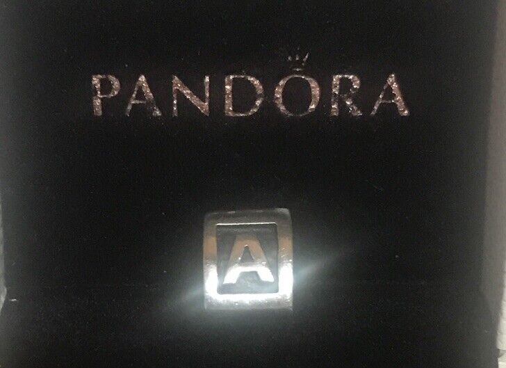 Pandora Letter A Charm - Sterling Silver 925 ALE … - image 2