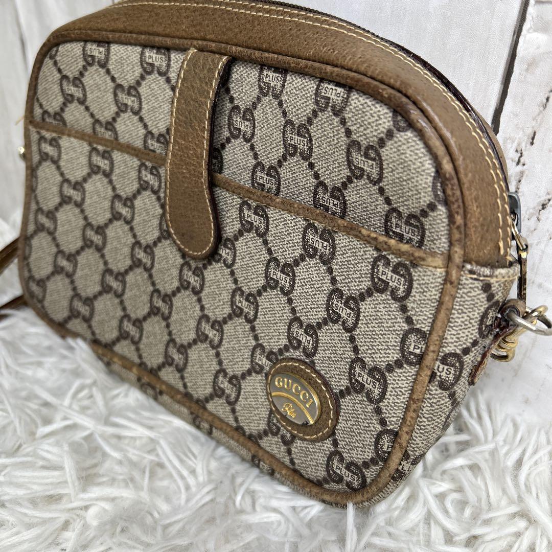 Gucci Shoulder Bag Old Gucci GG Supreme Leather A… - image 3