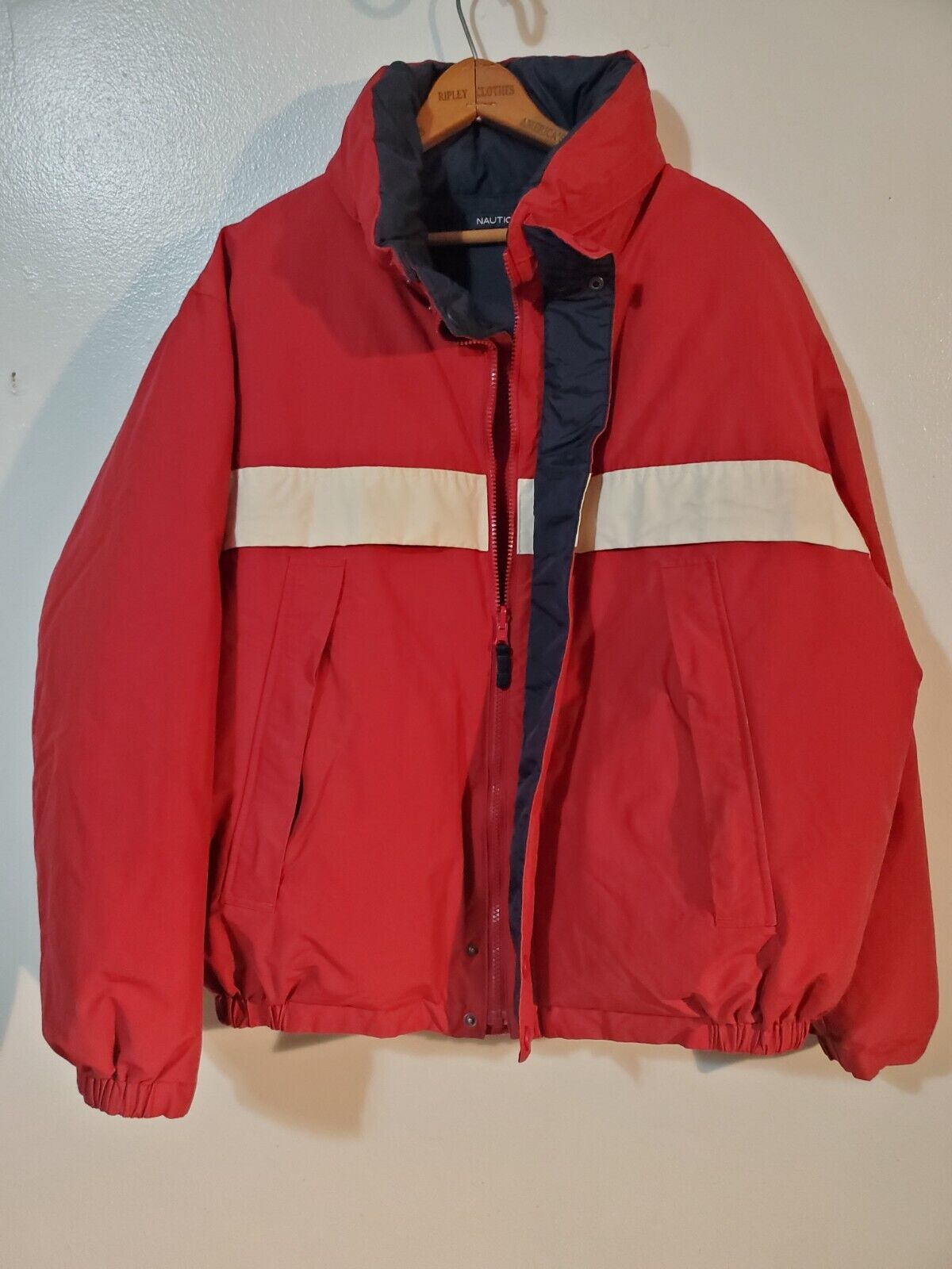 HUGE SALE VINTAGE 1990s Nautica down reversible p… - image 4