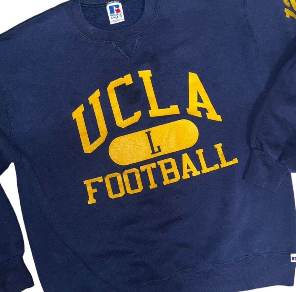 Vintage 1990s UCLA Football Crewneck Russell Athl… - image 3