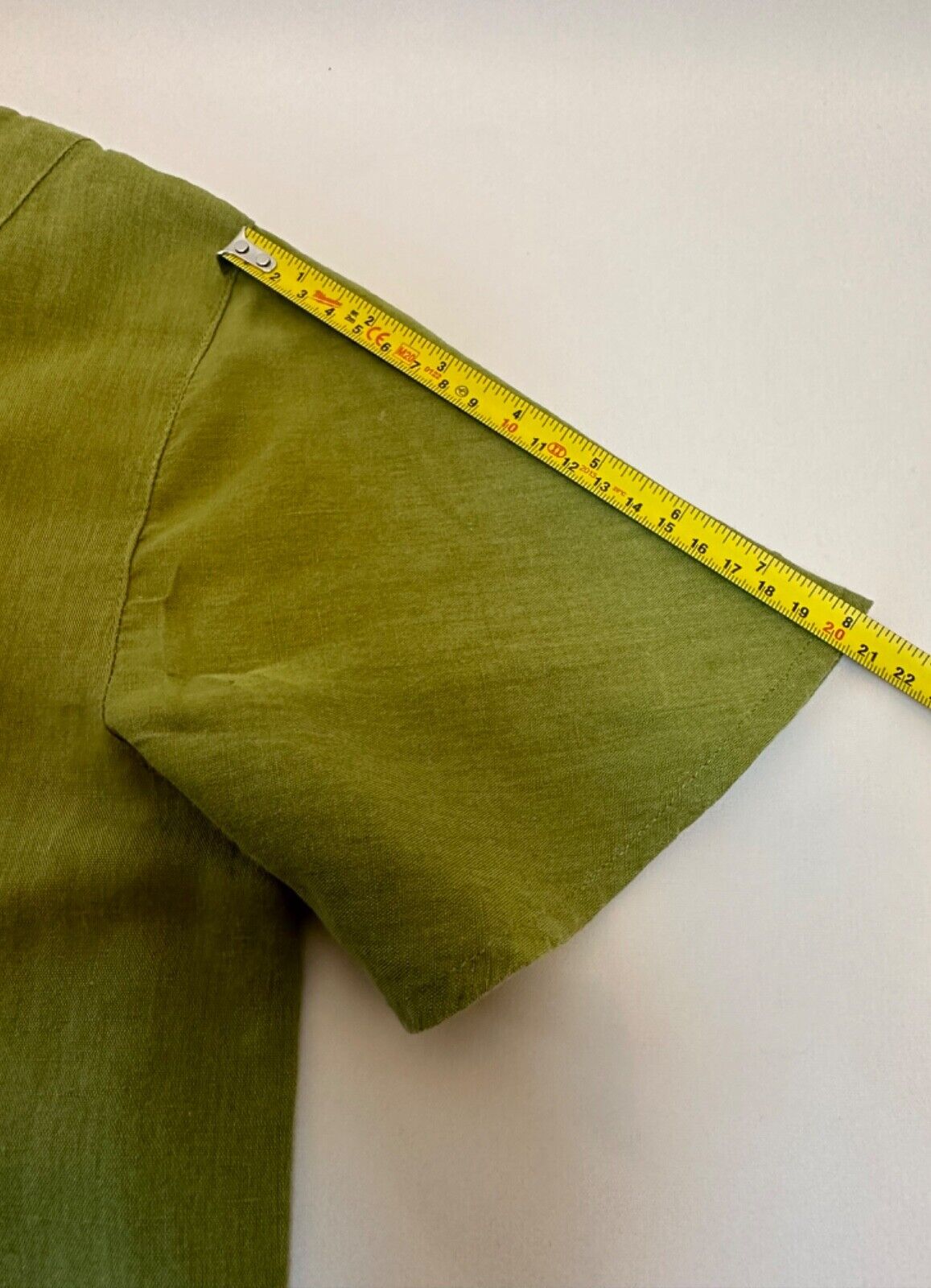 Gudrun Sjoden Size M Green Cotton Linen Lagenlook… - image 21