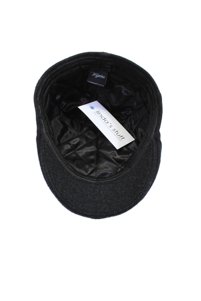 Wigens Mens Wool Textured Lined Knitted Flat Cap … - image 3