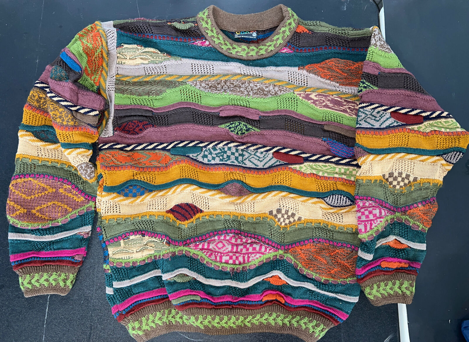 RARE VTG COOGI AUSTRAILA SWEATER BIGGIE SMALLS CO… - image 1