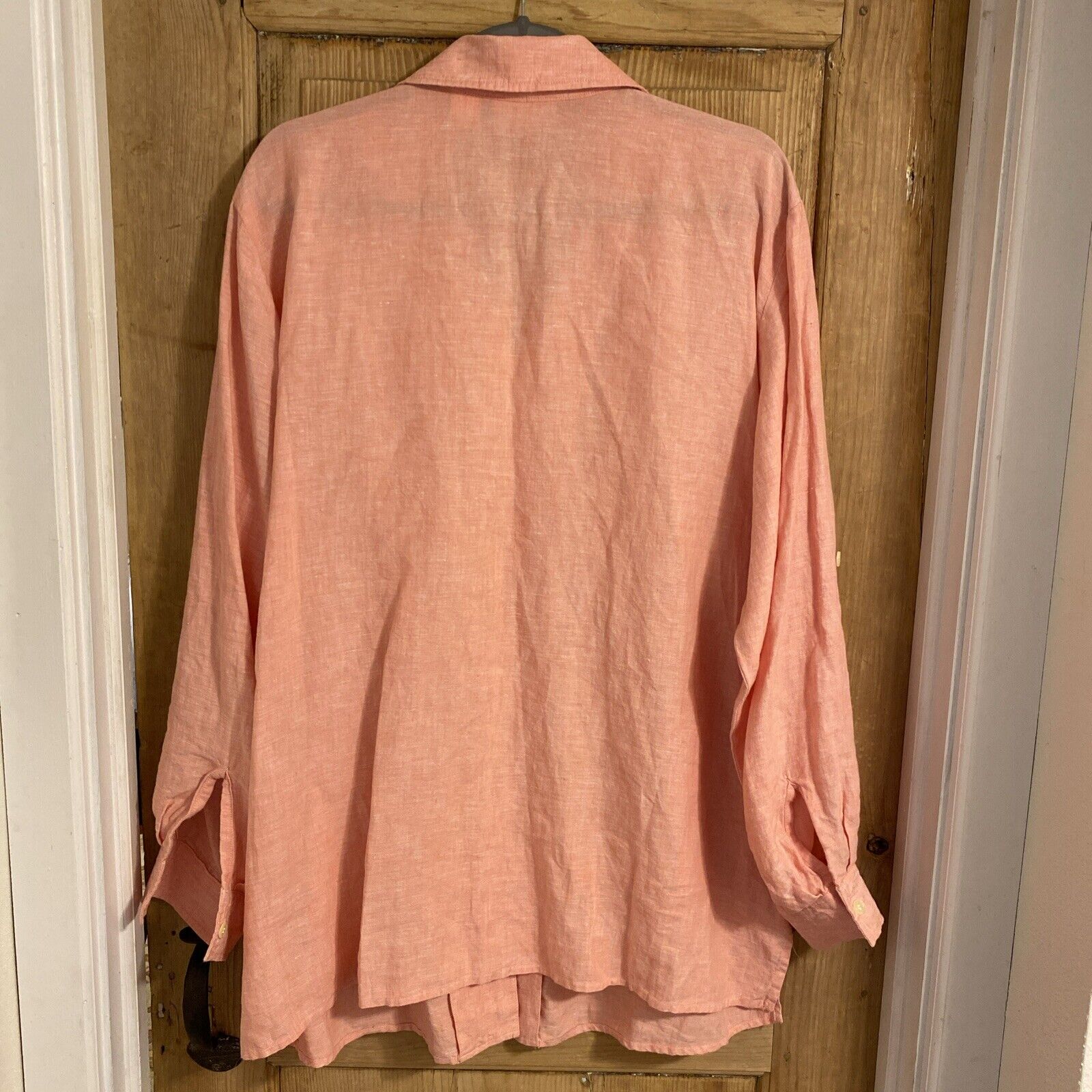 Liz Claiborne Woman Top 1X Womens Linen Button Do… - image 6