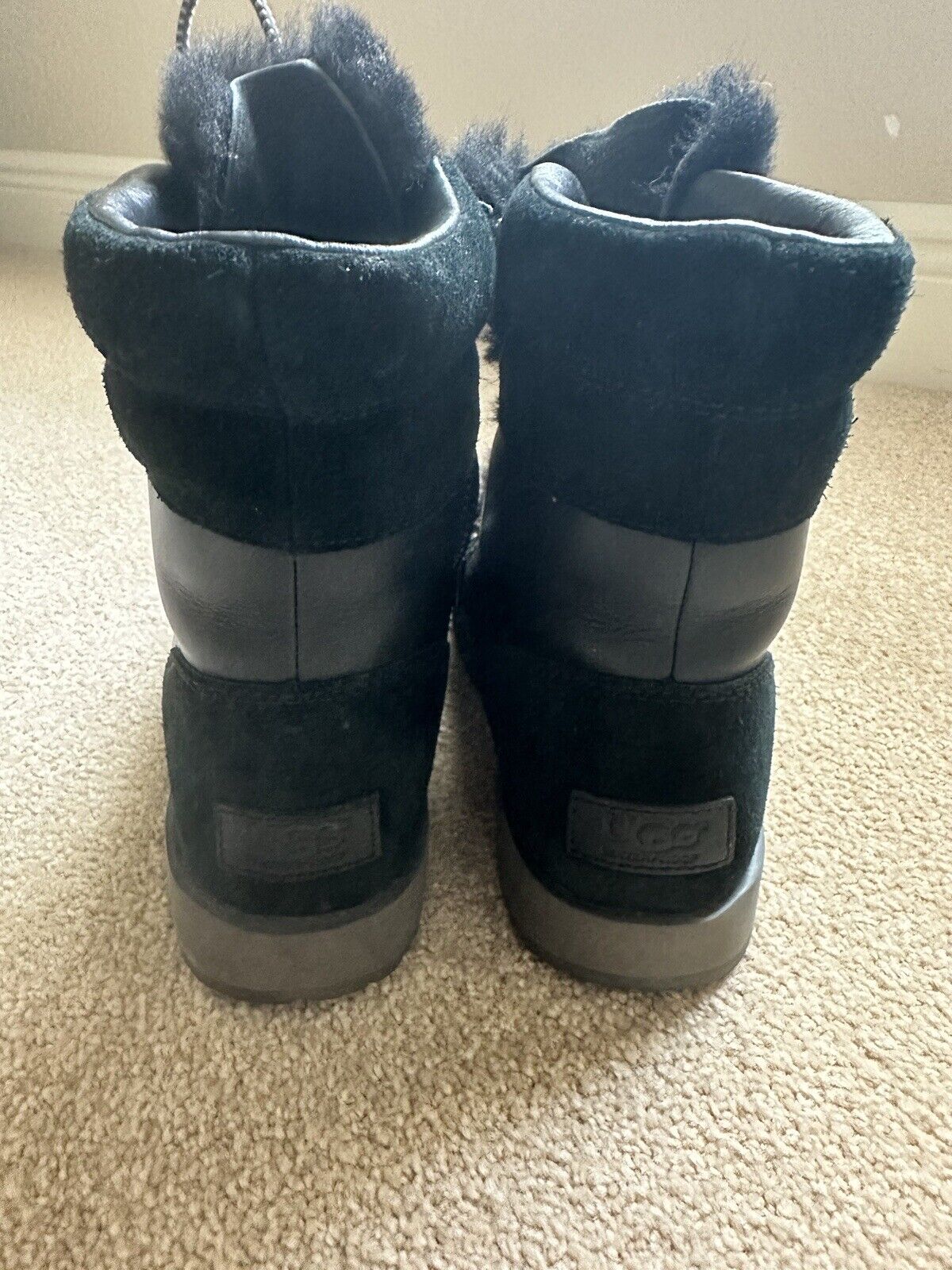 Ugg Viki Waterproof Boots Black Size 7 - image 4