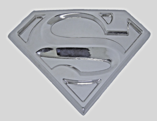 Man of Steel Shield Superman Belt Buckle DC Comic… - image 1