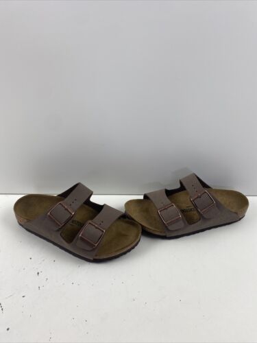 Birkenstock ARIZONA Mocca Birko-Flor Buckled Slide