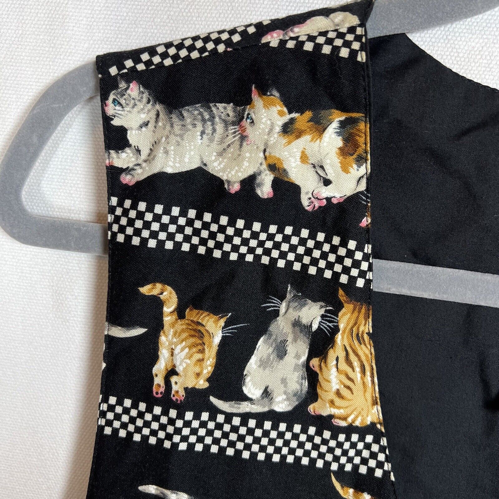 Vintage Linda Tilson Cat Vest Kittens Womens XL A… - image 4