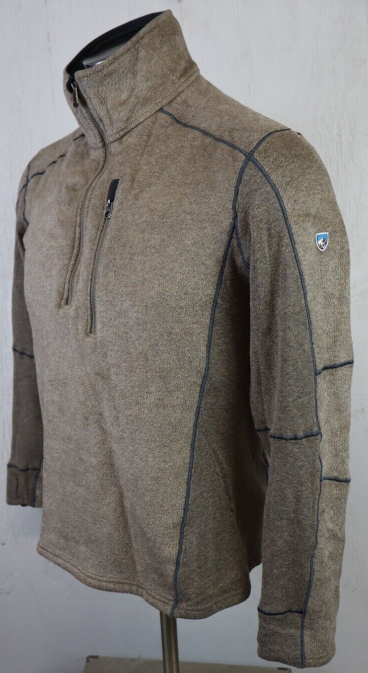 Mens Kuhl Fleece Pullover Sweater 1/2 1/4 Zip Siz… - image 3