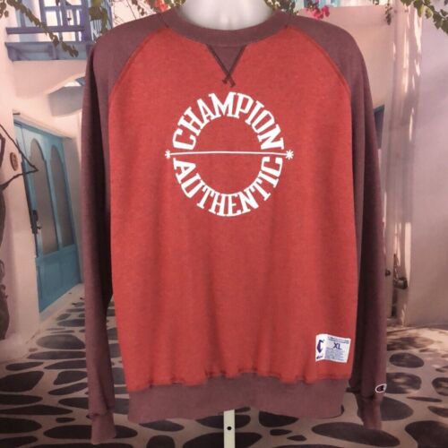 Champion Vintage Red and Burgundy Sweatshirt - image 1