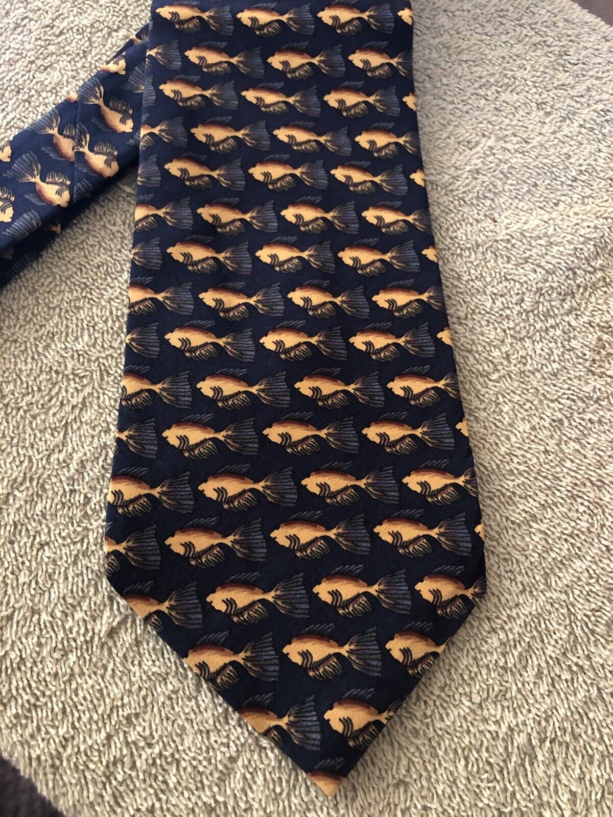 Jerry Garcia “J. Garcia” Goldfish Necktie - image 1