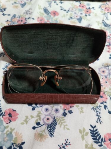 vintage antique Old glasses eyeglasses spectacles - image 1