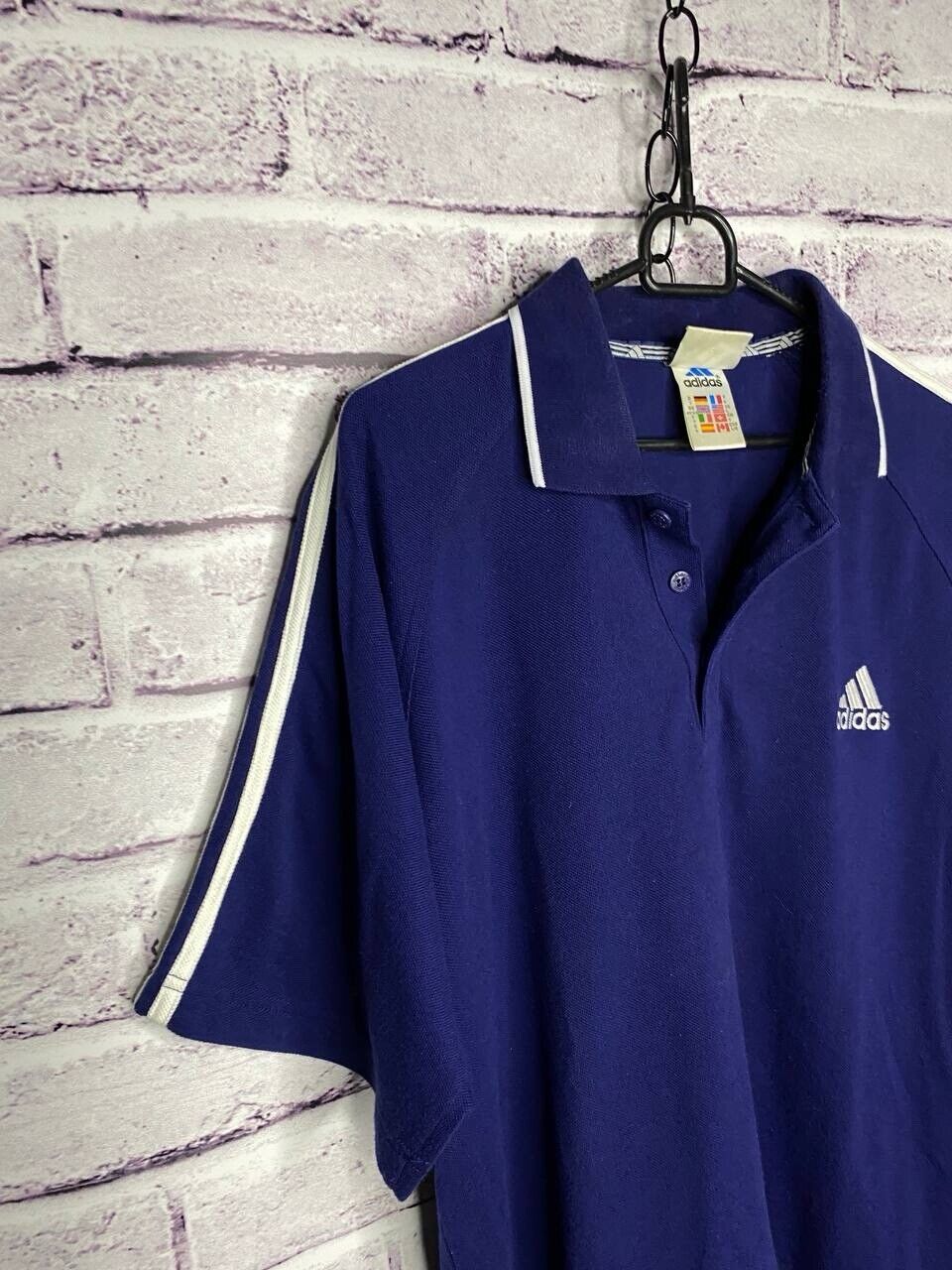 MENS vintage polos Adidas blueSTREETWEAR y2k - image 2