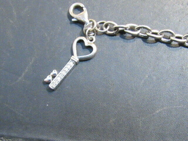 diamond key sterling silver - image 11