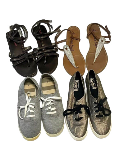 Lot of 4 Women's size 8 Sneakers & Sandals: Keds,… - image 1