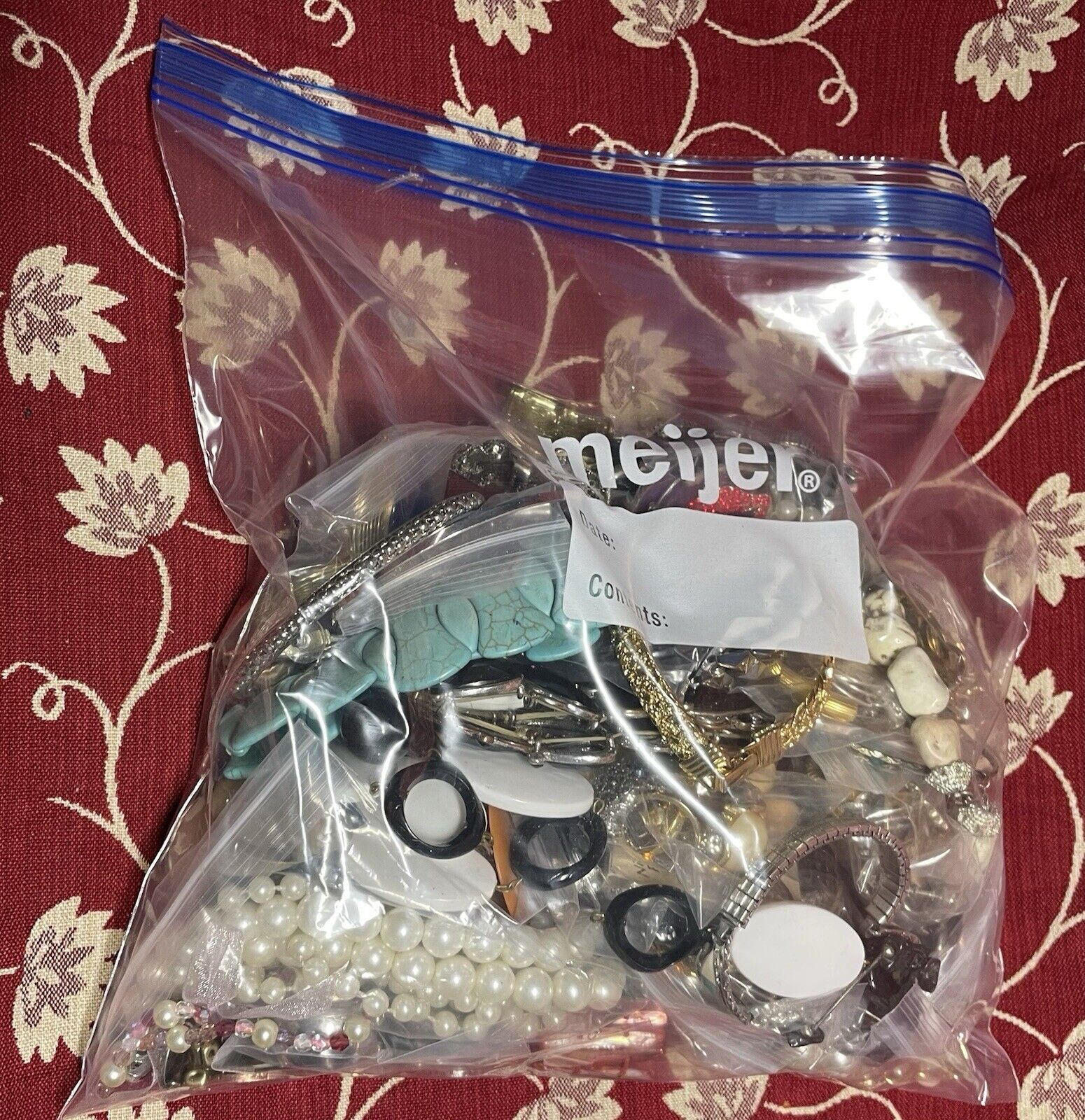 3.5 Lbs “Junk” Jewelry ~ Estate Sale Finds ~ Vint… - image 6