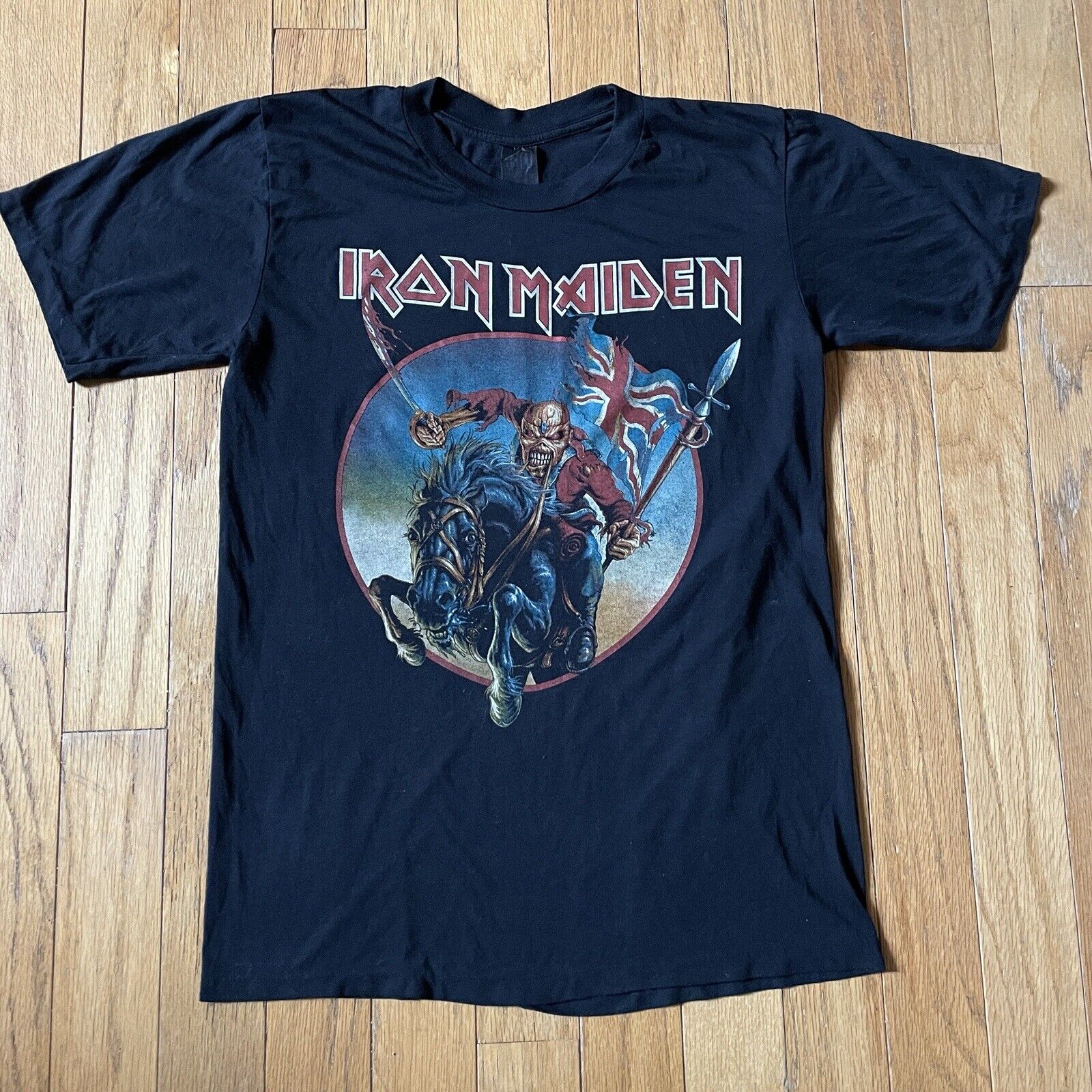 Vintage Iron Maiden Tour Shirt Men Medium 1980’s … - image 3