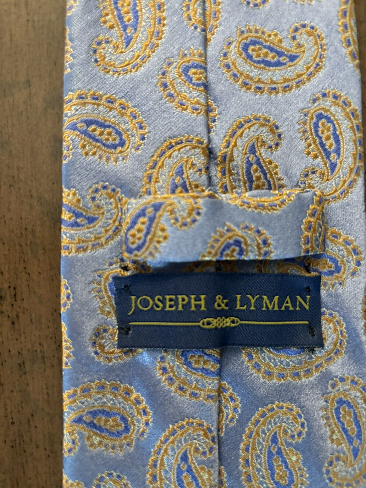 Mens Designer Joseph And Lyman Blue Paisley All S… - image 4