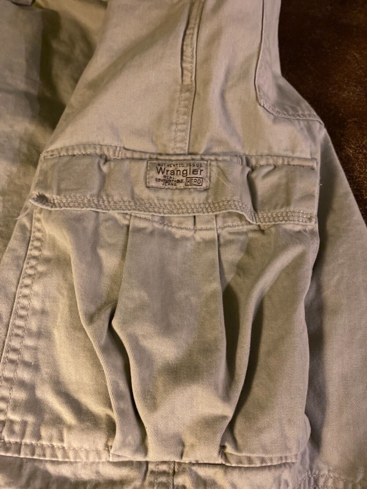 MENS VINTAGE AUTHENTIC ISSUE WRANGLER KHACKI CARG… - image 2