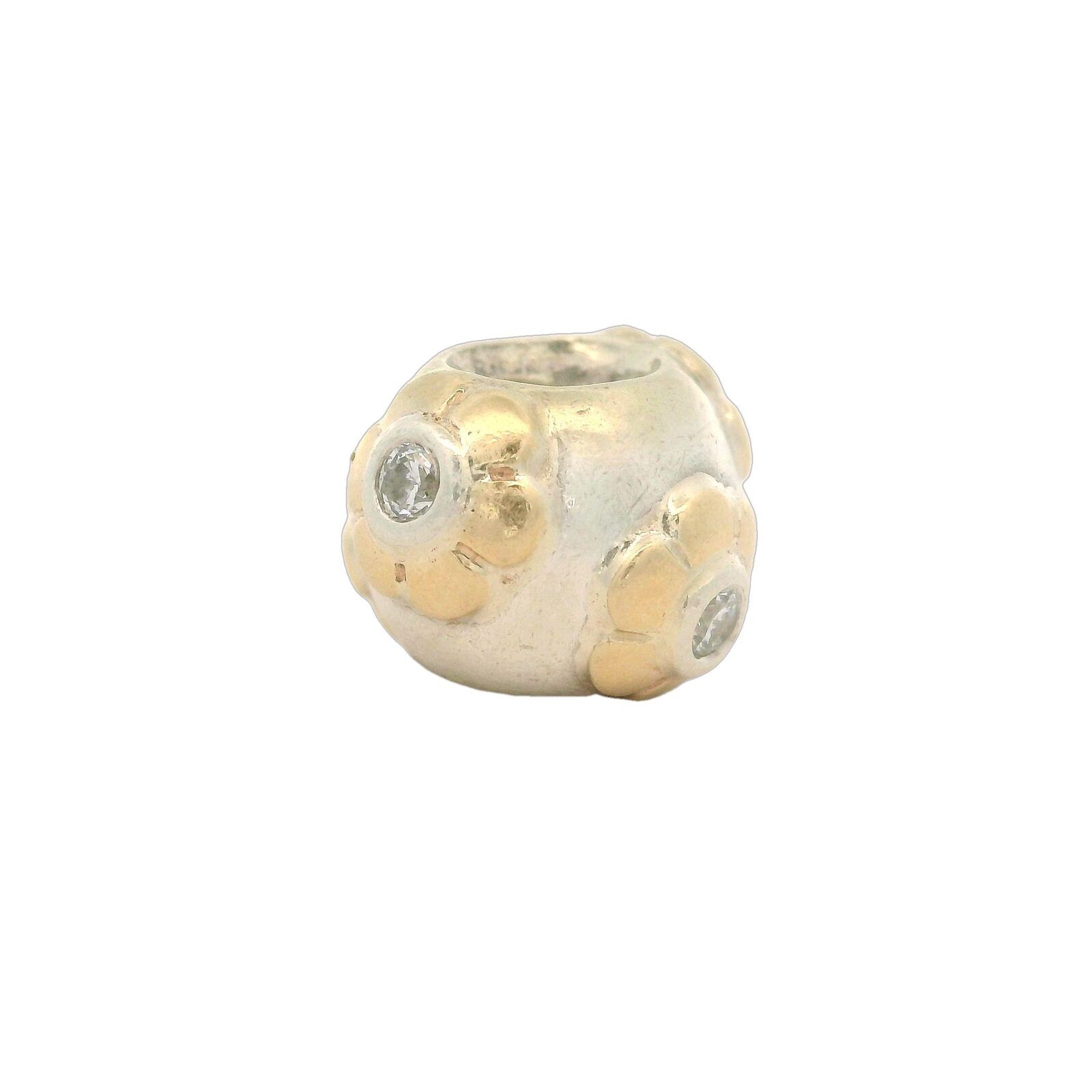 Pandora 14k Yellow Gold Sterling Silver Cubic Zir… - image 5