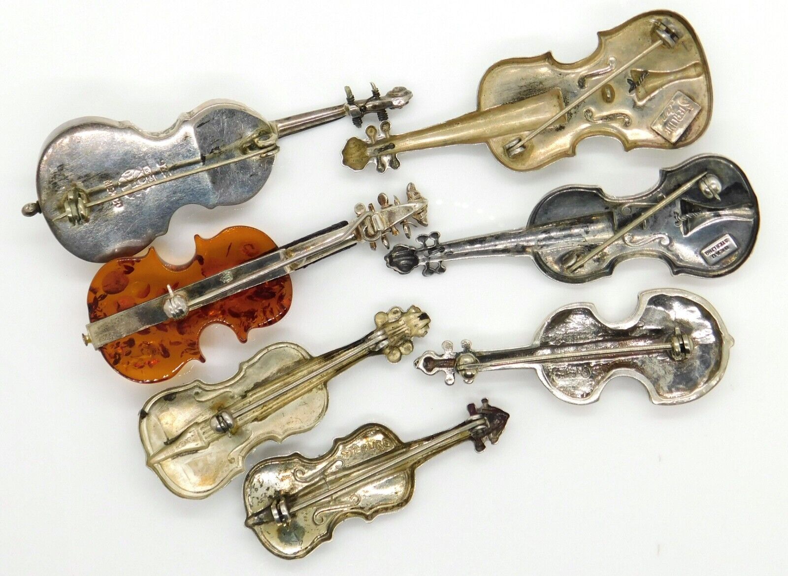 Collection of 7 925 Sterling Silver Violin String… - image 8