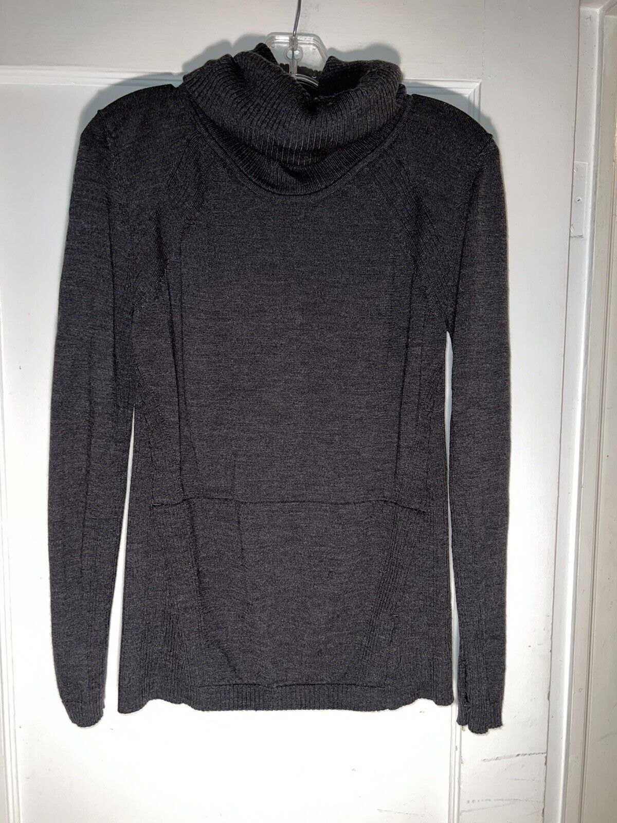 Lululemon Sweat & Savasana Turtleneck Sweater Gra… - image 1