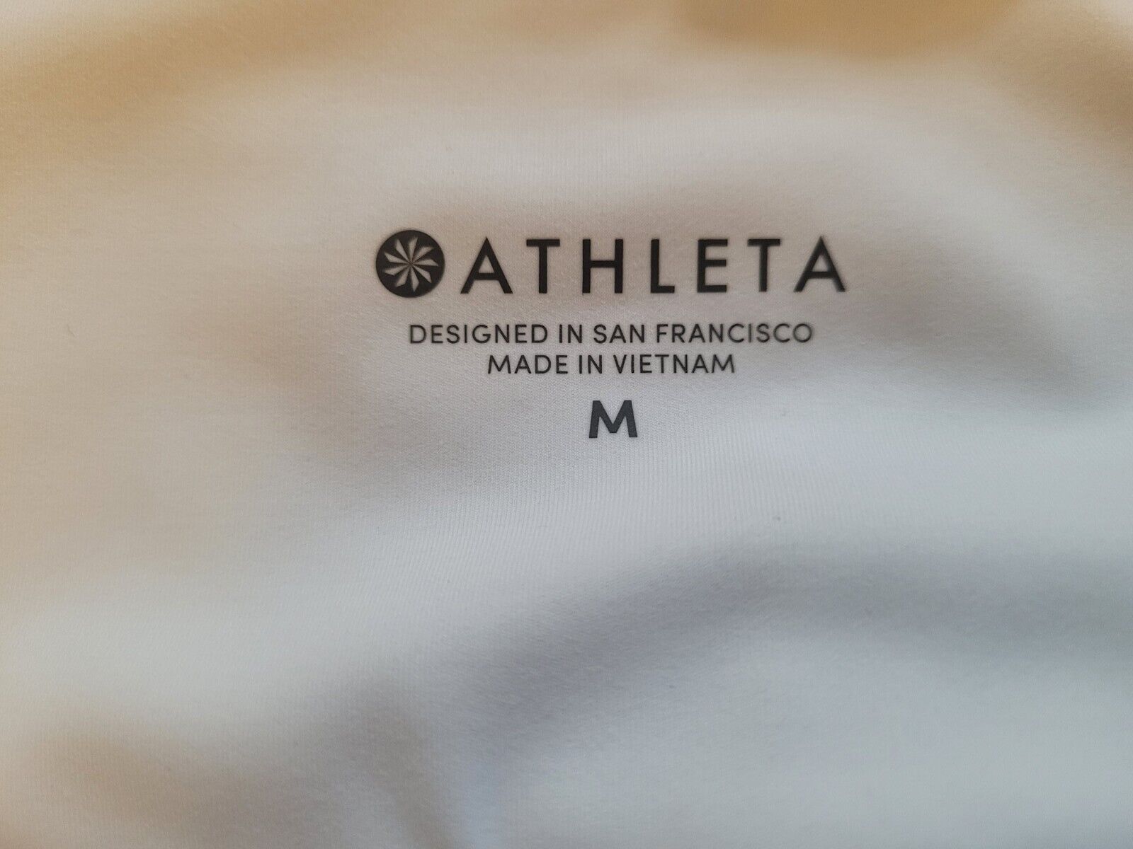 Athleta Leggings White With Green/Yellow Neon Pri… - image 15