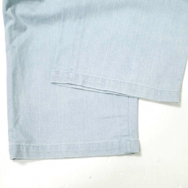 Steven Alan Bleach Stretch Denim Super Baggy Tape… - image 8