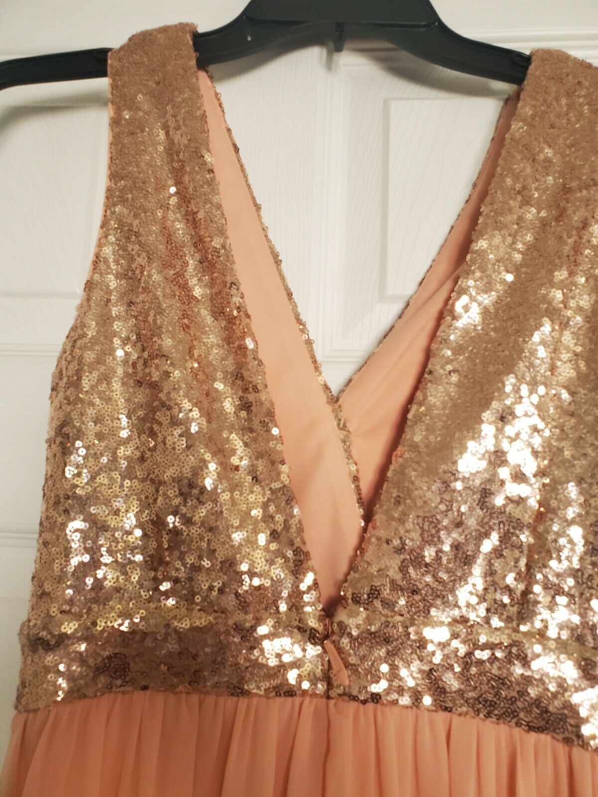 Rose Gold Dress Size S - image 7