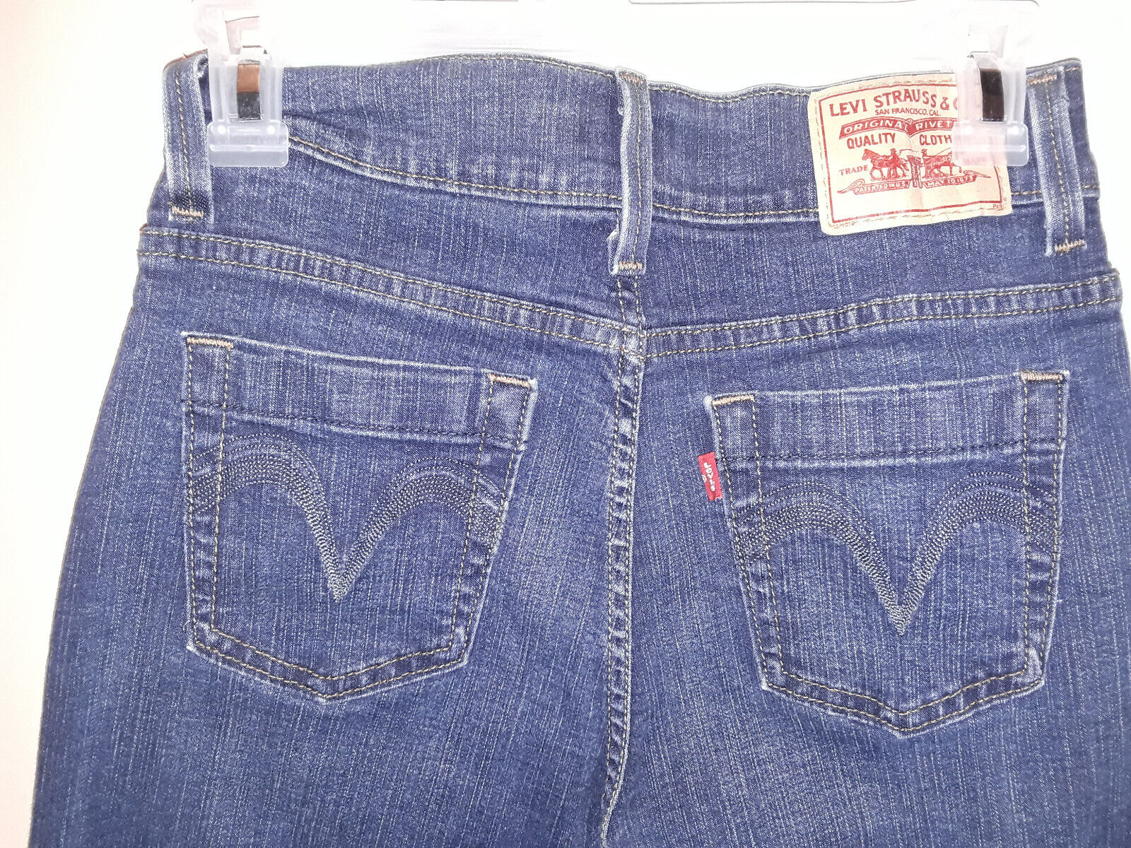 LEVI'S 512 PERFECTLY SLIMMING CAPRI SIZE 6 DENIM … - image 7