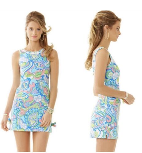 Lilly Pulitzer Delia Conch Republic Shift Dress Si