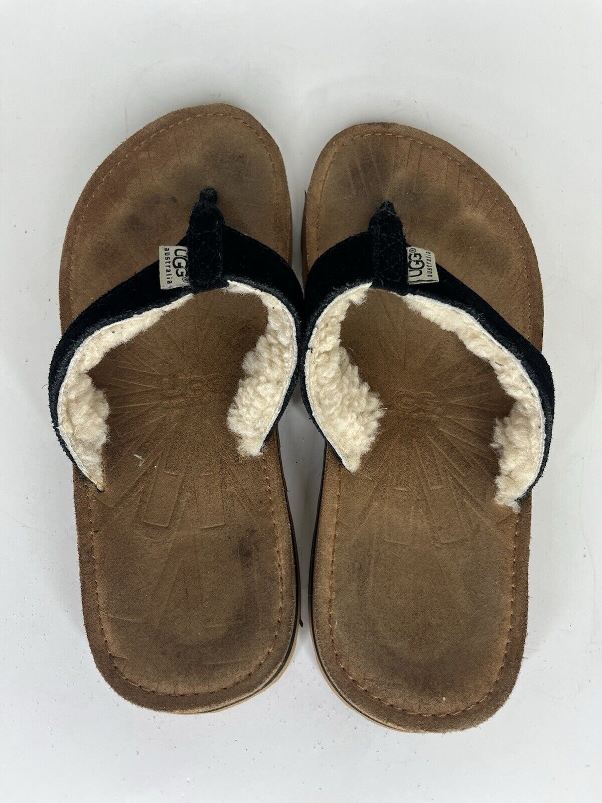 Ugg Australia Sandals Flip Flops Women Size 8W Bl… - image 12