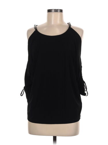 MICHAEL Michael Kors Women Black Sleeveless Top M - image 1