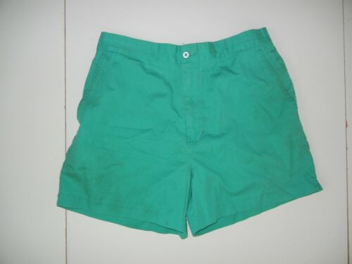 Vtg 70s 80s ARNOLD PALMER Bright Green GOLF SHORT… - image 1