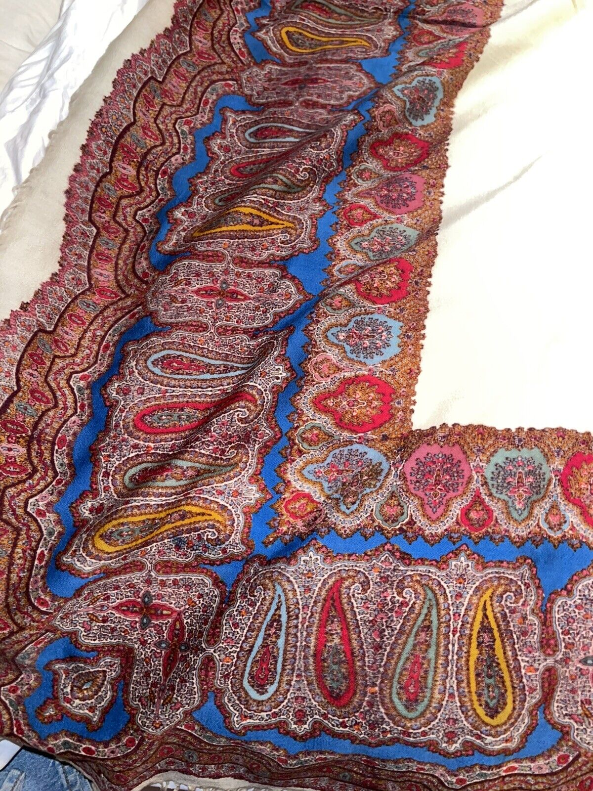 Antique Paisley Shawl  Gulab?  Kashmir ? - image 7