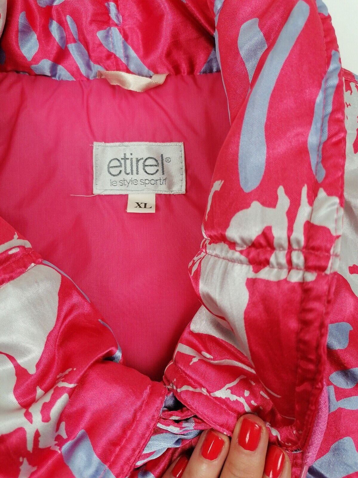 ETIREL Vintage 80's 90's Puffer Ski Vest Retro Pr… - image 7