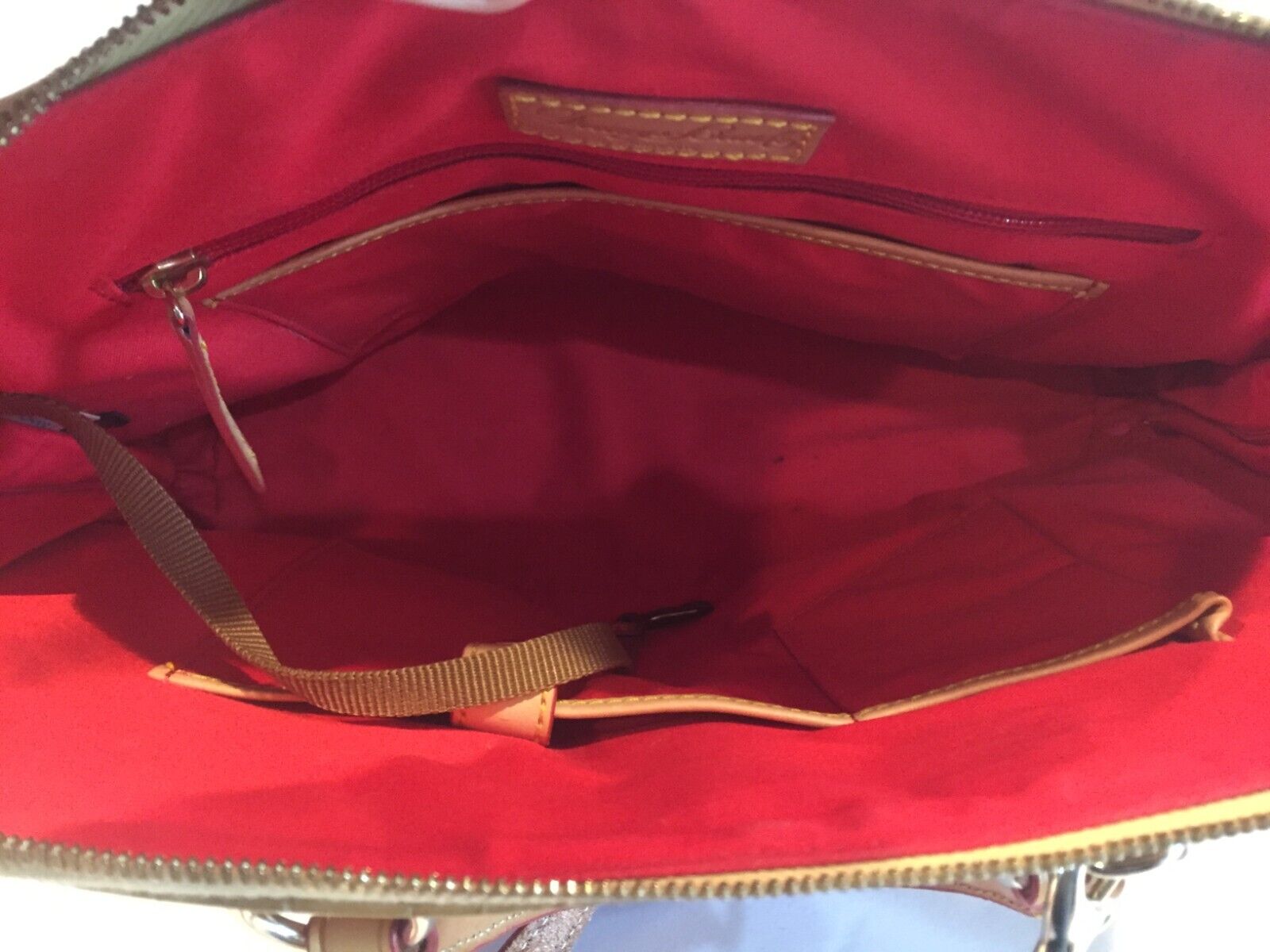 Dooney & Bourke Tote/Shoulder Bag Crocskin Cognac… - image 5