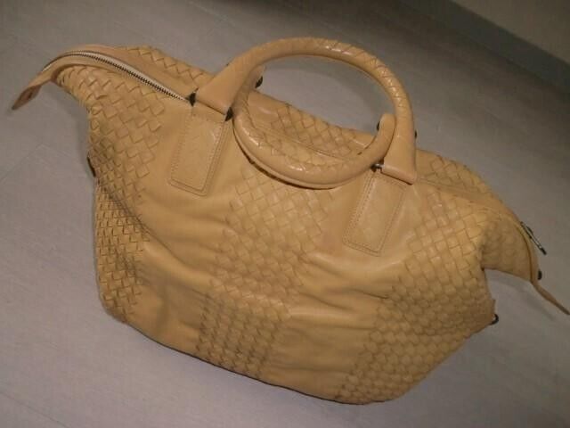 BOTTEGA VENETA Intrecciato Boston Bag Leather Yel… - image 4