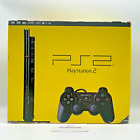 PS2 Slim Console BOXATA Complete: ORIGINAL Controller + Sony PlayStation 2 Cables