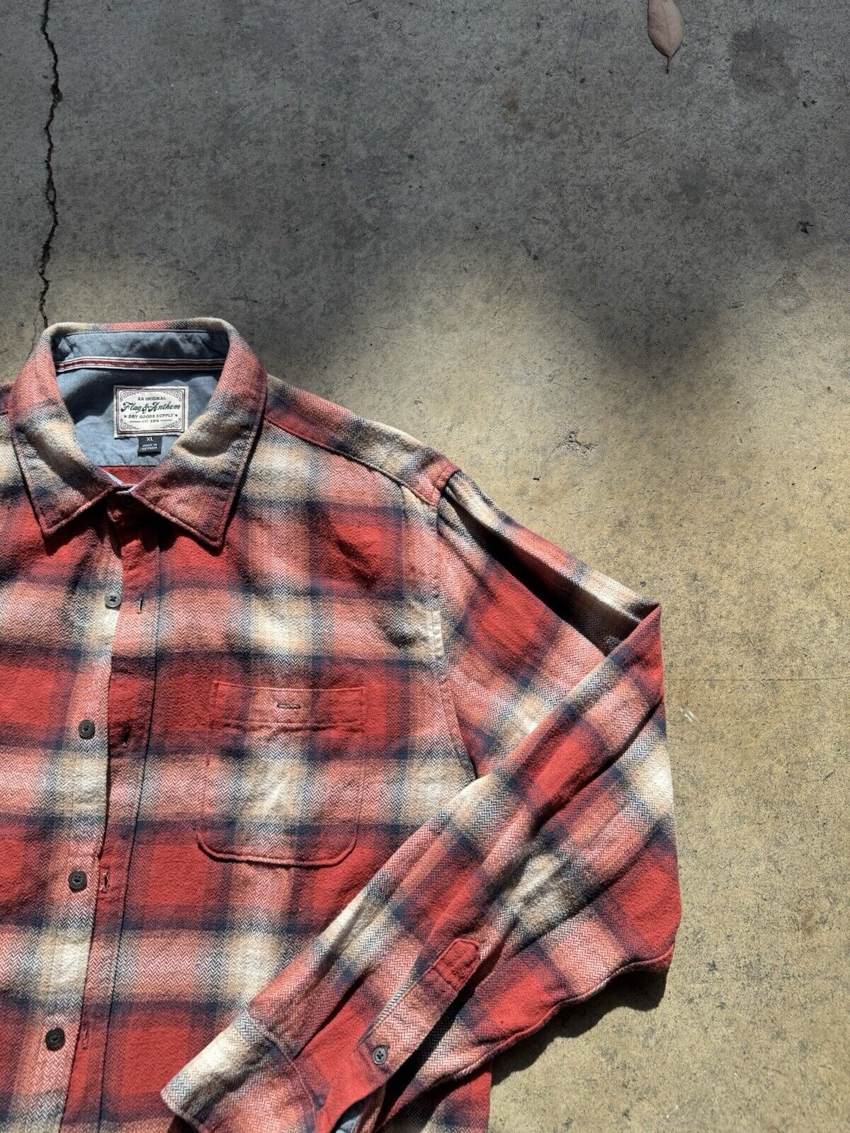 Flag and Anthem An Original Men's Shirt Flannel P… - image 2