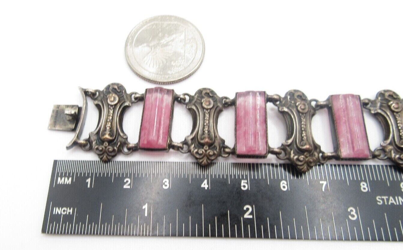 Victorian French Amethyst Glass Bracelet Antique … - image 10