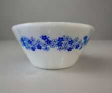 RARE HTF Pyrex Termo Rey Blue Crazy Daisy Spring Blossom Brazil Vintage Floral