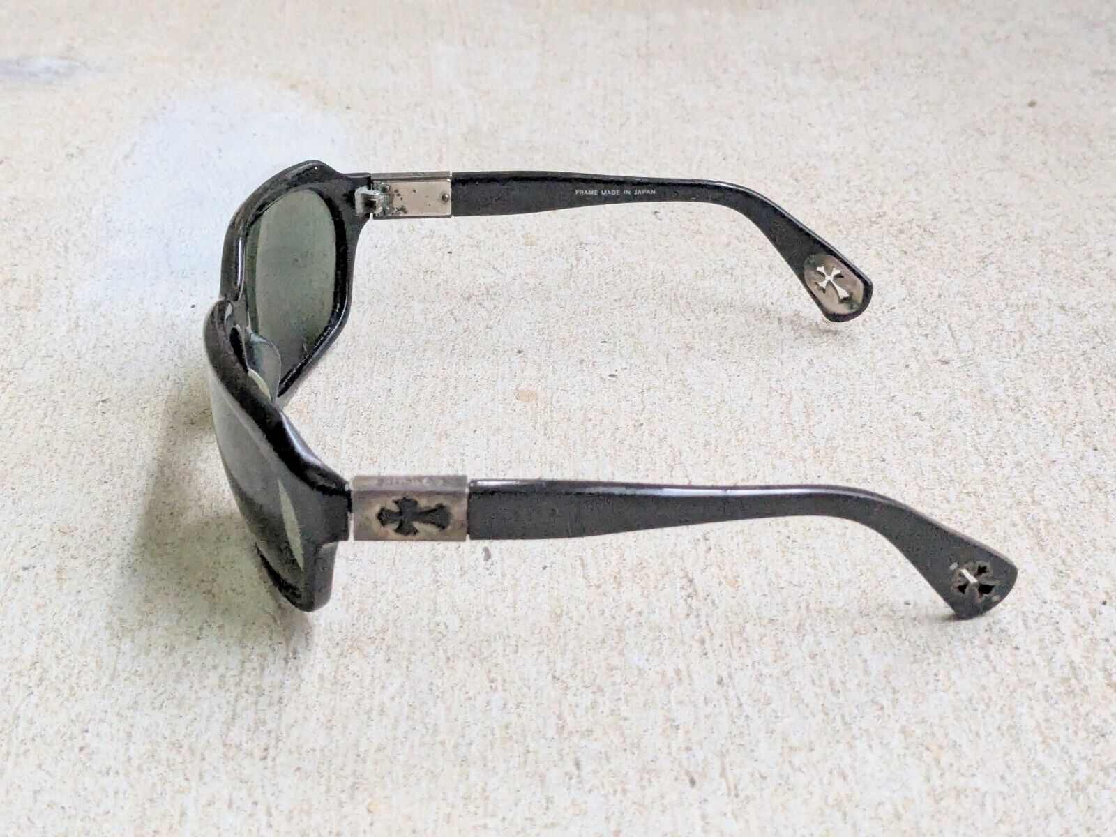 CHROME HEARTS "Injected" Sunglasses Black Silver … - image 5