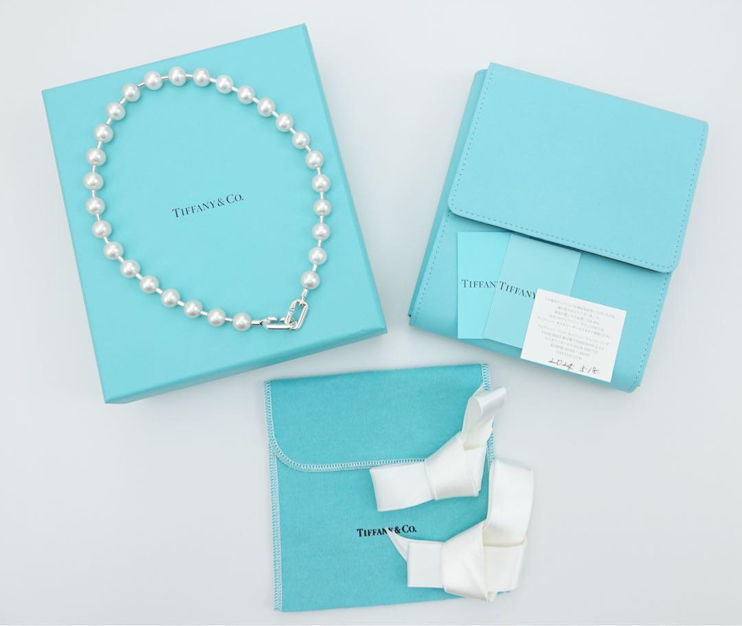 discount! Tiffany & Co. Hardware Pearl Necklace m… - image 2