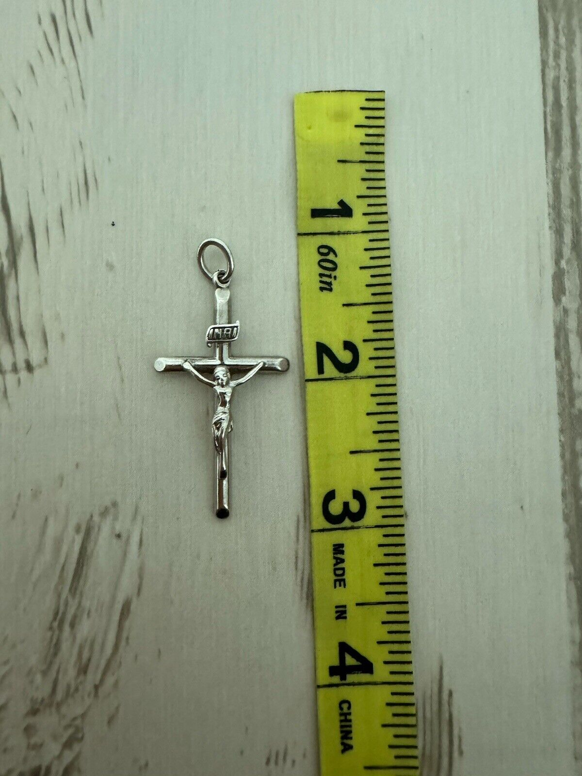 Macys-925 Sterling Silver- Large- Crucifix Cross … - image 5