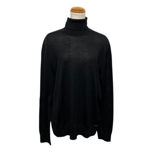 Dsquared2 Turtleneck Knit S74Ha1294 Black Size L … - image 1