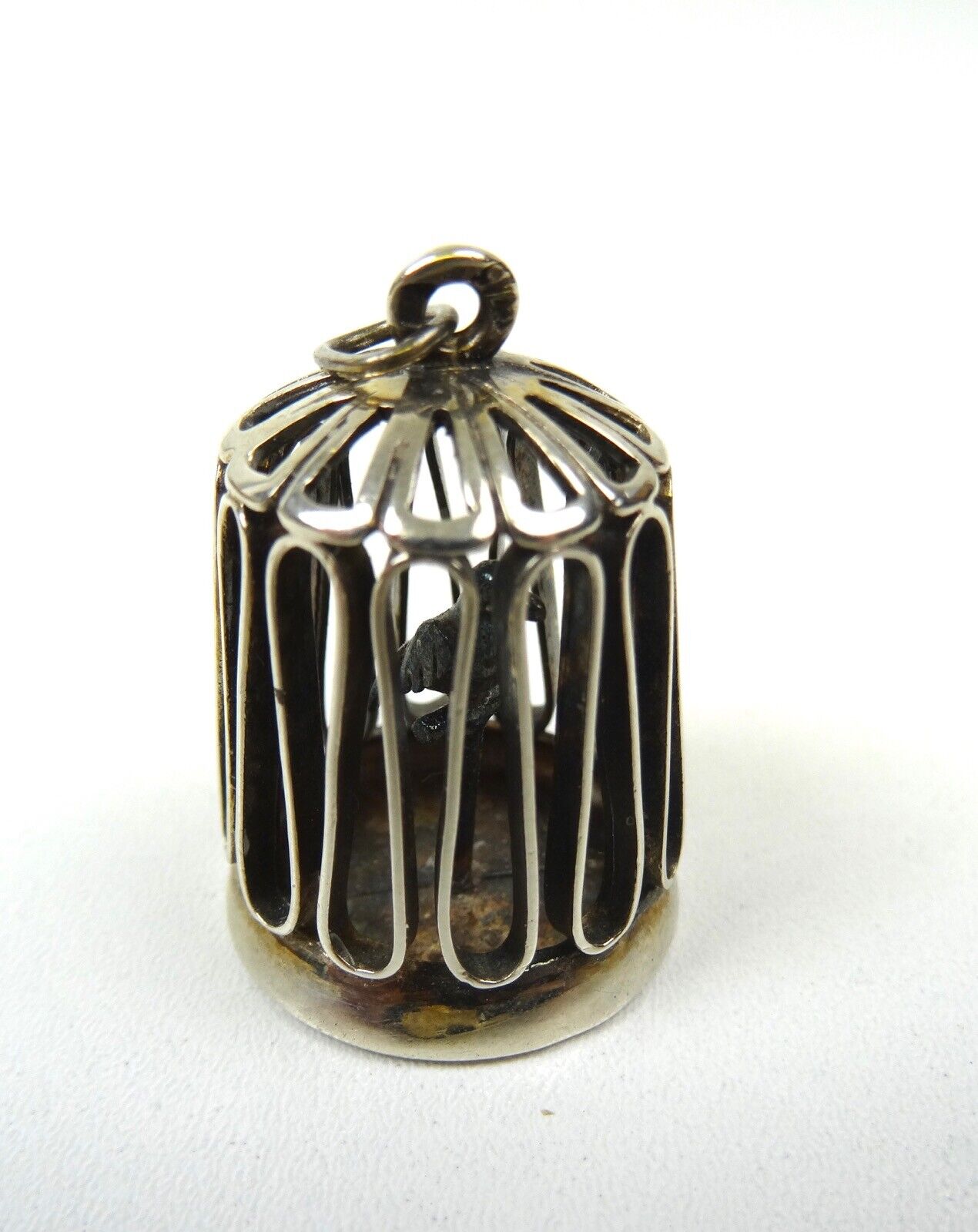 VERY RARE ORIGINAL ART DECO 800 SOLID SILVER PEND… - image 4