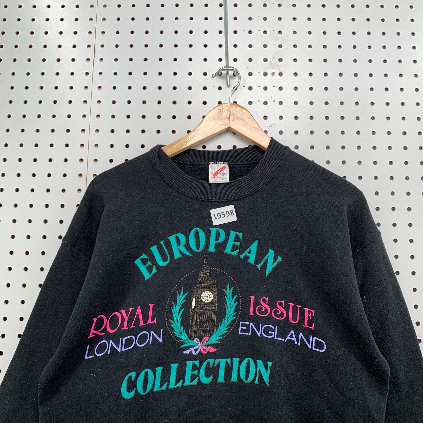 VTG 90s European Collection Crewneck Sweatshirt M… - image 11