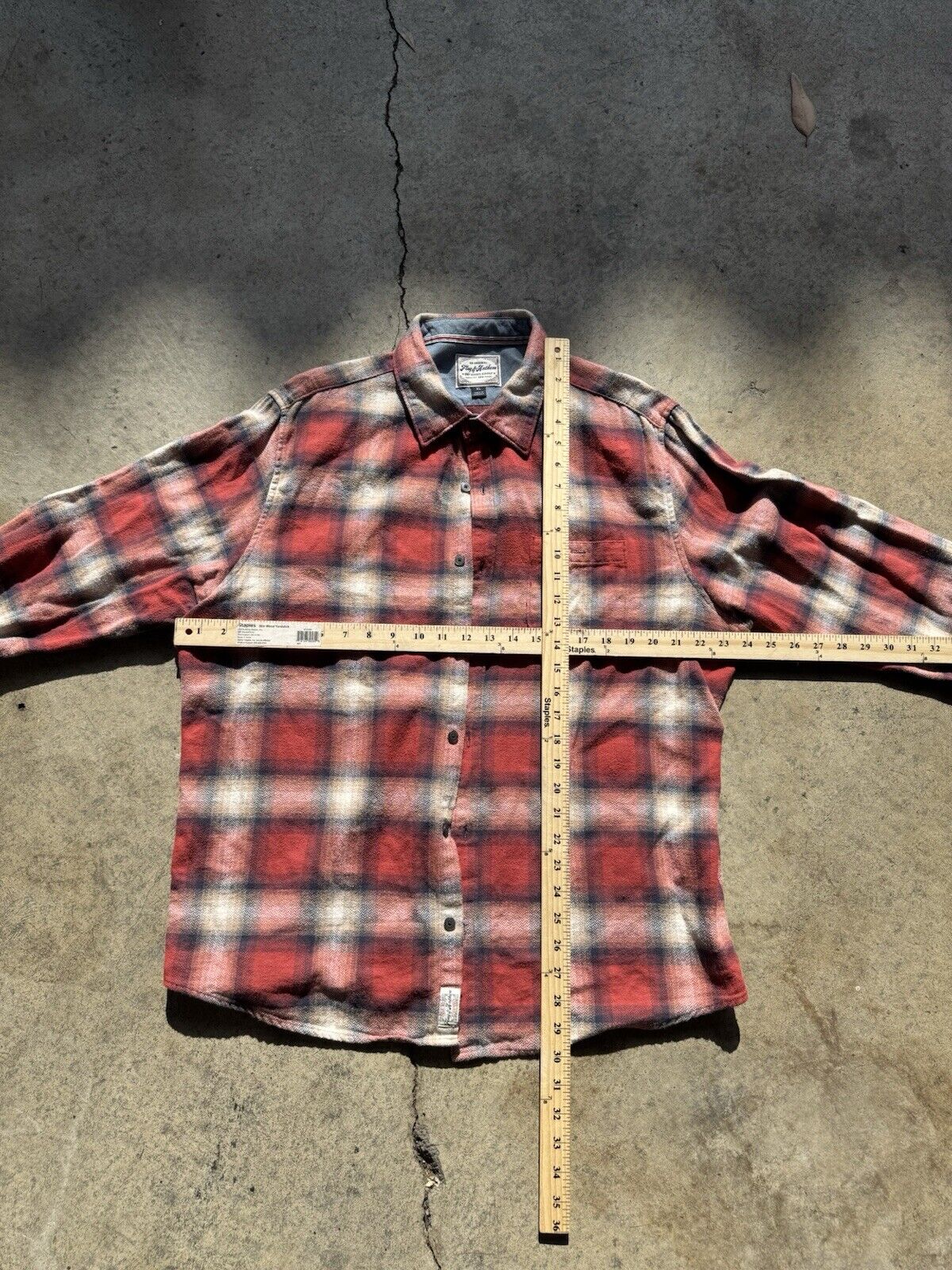 Flag and Anthem An Original Men's Shirt Flannel P… - image 5